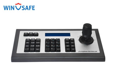 Network 4 Axis Joystick CCTV PTZ Controller , Security Camera Controller