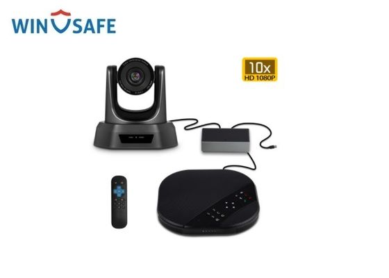 H.264 10X PTZ Video Conference Camera พร้อมลำโพง Hub Microphone